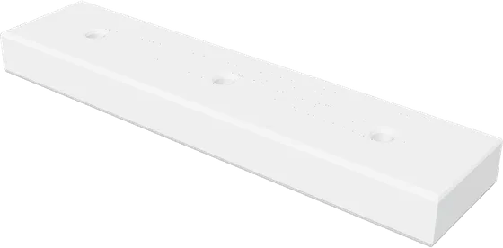 Plastic wear strips & guides, rendered